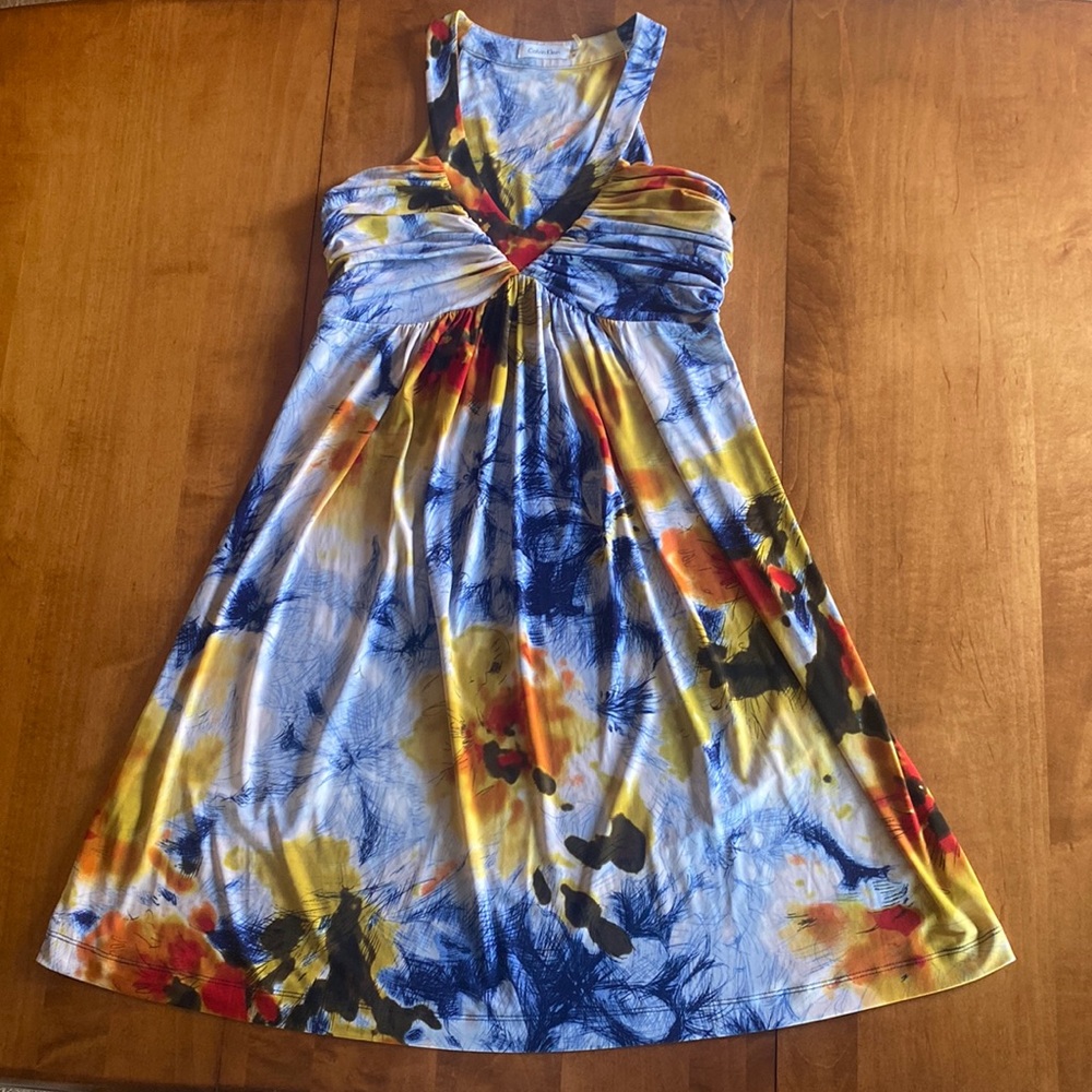 Calvin Klein Flowy Floral Tank Dress